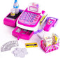 YMCtoys - Products Pretend Play Electronic Cash Register with Realistic Actions & Sounds - Pink