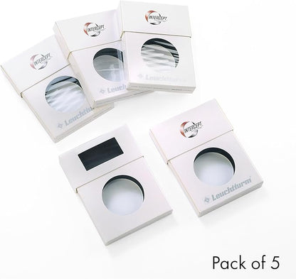 LIGHTHOUSE - Pack of 5 Single Slab Storage Boxes - Compatable with PCGS, NGC, ANACS with INTERCEPT TECHNOLOGY Corrosion Protection (2 5/8" x 1/2" x 3 1/2")