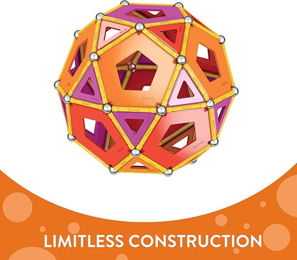 Geomag Classic Magnetic Toys for Kids Ages 5+, 200pc Educational STEM Magnets for Kids - Swiss-Made Magnetic Blocks, Tiles and Building Toys from 100% Recycled Plastic