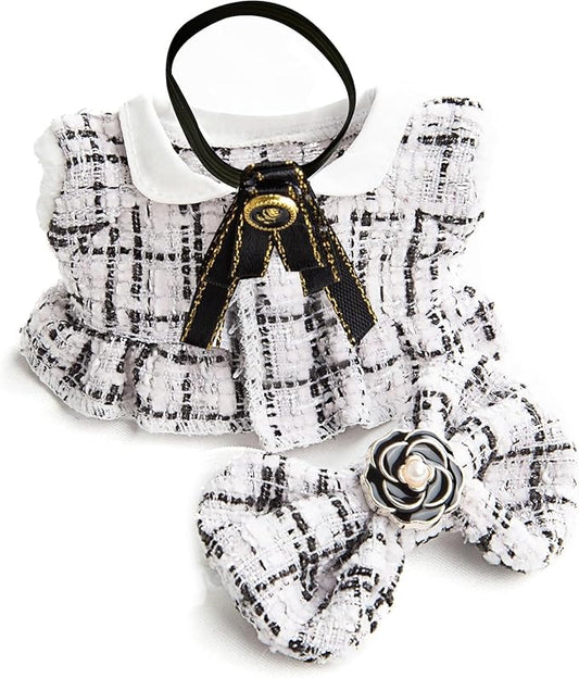 17cm Doll Clothes Set & Outfit - Cuddly Fashion Dresses with Accessories, Luxury Chic Doll Clothing & Plush Pullover Hoodie Doll Clothing DIY ,Just Clothes