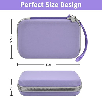 casmilee Case Compatible with Giiker Super Slide Brain Games, Brain Teaser Puzzles Organizer Storage Bag, Flow Slider Puzzle Game Holder (Purple)