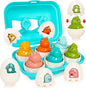 Dinosaur Toys,Egg Toy for Toddlers 1-3,Montessori Sensory Early Educational Learning Shape Matching & Sorting Games Fine Motor Toys Gifts for Boys Girls