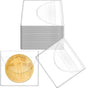 50PCS Single Pocket Coin Sleeves, 2.2 x 2.2 Inches Clear Plastic Holders, Individual Protectors, Small Pouches for Currency Bills Collectors