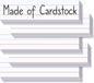 Chell Short Sentence Strips Cardstock 3” x 12”, White Ruled Word Learning Strips Nameplates for Teacher Supplies, Pack of 80