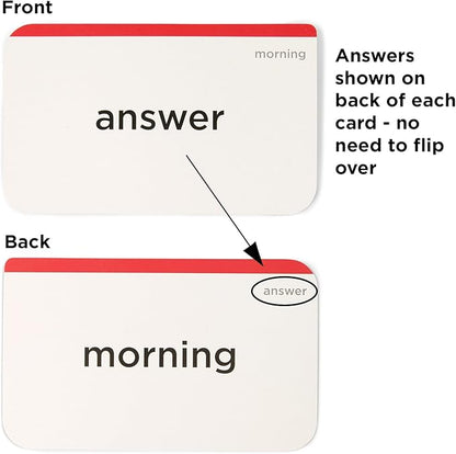 Think Tank Scholar 2nd Grade Sight Words Flash Cards (Second Grade) Pack - 100+ Dolch & Fry High Freqency Flashcards - Learn to Read, Learning for Kids Ages 6,7,8,9 Homeschool/Classroom/Remote