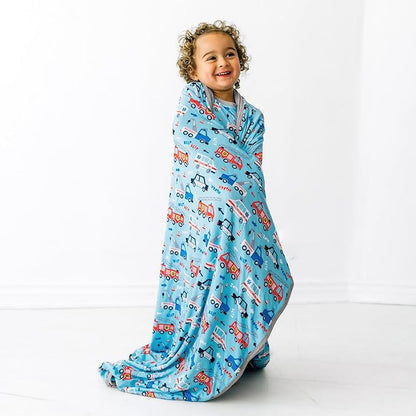 Little Sleepies Two-Piece Pajama Set for Boys & Girls, Soft Viscose from Bamboo Toddler Pajamas for Kids, Family Matching PJs