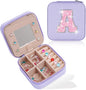 Graduation Gifts for Teens Girls - Gifts for Teen Girl Trendy Stuff,Birthday Gifts for 5 6 7 8 9 10 11 12 13 14 15 Year Old Girls,Cute Travel Jewelry Case Small Box | Lavender,A