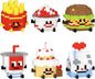 Brands Food Micro mini Blocks Building Sets for Adults Tasty tinies Friends Sets for Kids French Fries、Cake、cola、Burger、ice Cream for 8-12