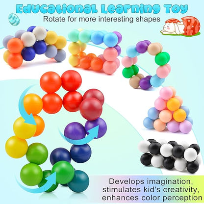 2PCS Sensory Fidget Toys for Adults Kids Teens, Easter Basket Egg Stuffers for Toddlers Boys Girls,Easter Present for Kids,Stress Balls ADHD Tools Autism Toys ,Travel Toys for Ages 5-7 8-13(I)