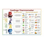 XIANF Feelings Thermometer Chart With Coping Skills, Kids Teens Emotions Poster, Mental Health Behavior Management Canvas Poster for Classroom School Therapy Room Unframe:20x30inch(50x75cm)