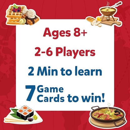 Skillmatics Guess in 10 Foods Around The World, Card Game for Boys, Girls, and Kids Who Love Educational Travel Toys, Board Games, Geography and History, Gifts for Ages 8, 9, 10 and Up