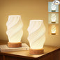 Cordless LED Table Lamp Set of Two, Battery Operated Portable Desk Lamp, 3 Color & Dimmable, Modern Rechargeable Table Light for Living Room,Bedroom,Bedside, White, 8.6inch
