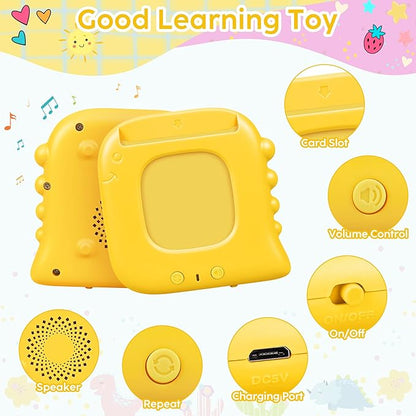 Talking Flash Cards,Kids Toddler Flash Cards with 240 Sight Words,Montessori Toys,Autism Sensory Toys,Speech Therapy Toys,Learning Educational Toys Gifts for Age 1 2 3 4 5 Years Old Boys and Girls