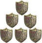 Put On The Whole Armor of God Challenge Coin Eph 6:13-17 3D Religious Collectible Coin (Pack of 6)