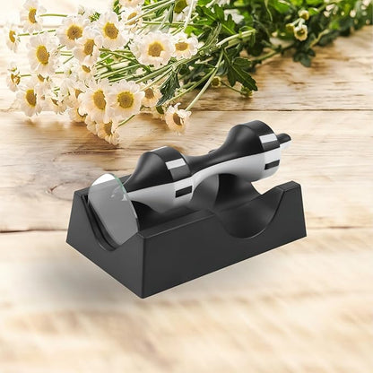 Magnetic Levitator Floating Classic Monochrome Spinning Top Anti-Gravity Gyroscope Toy for Office Desk Home Decoration