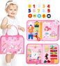 hahaland Busy Book for Toddlers Boys Girls Montessori Toys for 3+ Year Old Preschool Educational Learning Activities Toddler Travel Toys for Ages 3 4 5 with Life Skill Number Color Weather