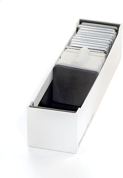 LIGHTHOUSE - Storage Box Q30 for 30 QUADRUM Square Snaplocks or 100 Coin Holders with INTERCEPT TECHNOLOGY Corrosion Protection (9 1/4" x 2 1/2" x 2 1/4")