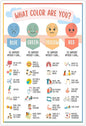 Mental Health Canvas Wall Art Feelings Chart Emotions PosterAwareness Preschool Emotions Faces Calm Prints Calm Down Corner Home for Kids Room Classroom Wall Decor 16x24in Unframed
