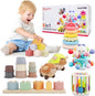 Baby Toys 6 to 18 Months, 8 in 1 Montessori Toy Set, Educational Learning Toy for Toddlers Babies Sensory Toys Newborn Infant Gifts for Boys & Girls