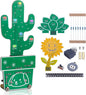 SMD Soldering Practice Kit, PEMENOL DIY Potted Plant Soldering Project Kit, 15 Pcs 1206 SMD Flashing LEDs, for High School STEM Electronics Learning Desk Decoration