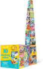 Upbounders® Stacking & Nesting Blocks | FSC®-Certified Educational Toy for Toddlers 2+ | Montessori-Inspired Learning Toy with Career-Themed Illustrations | Develops Fine Motor & Cognitive Skills