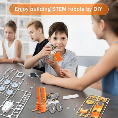 7-in-1 Stem Toys for Kids Ages 8-13,Educational DIY Solar Power Robot Kit ，Building Toys Science Kits Robotics Set Engineering Projects Gifts for 8 9 10 11 12 13 14 Years Old Boy Girls Teens