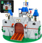 Medieval Knight Castle Building Blocks Set – Comes with 12 Knights Figures , Compatible with Lego Medieval Town Square House Toys , for Adults & Children Ages 6+