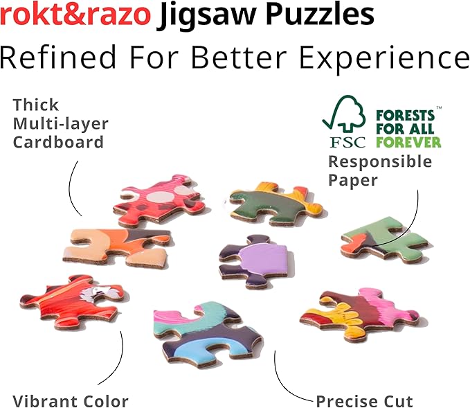 100 Pieces Jigsaw Puzzles, Large Pieces, Puzzles for Beginners, Easy Puzzles for Kids and Seniors, Family Game Nights, Finish Size 15.7 x 11.8 in (The Cute Cars)