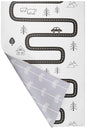 Baby Care Play Mat (Medium, Nordic Trails - Morning Fog Arrows) 73’’ x 49’’ Original One-Piece Reversible Rollable Waterproof Play Mat for Infants, Babies, Toddler, and Kids