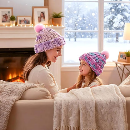 AHCo. Knitting Loom Kit for Girls Ages 6 7 8 10 11 12 – DIY Yarn Craft Set with Looms, Hooks, Storage Bag and Tools, Create Hats, Scarves, Coasters – Fun Gift for Beginners and Kids (Rose)