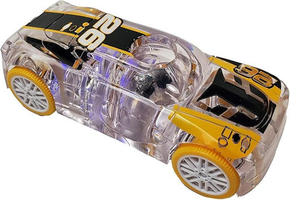 No. 26, LED Light Up Pull Back Race Car, Toy Vehicle for Kids 3 and Up