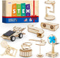 8 in1 STEM Science Kit for Kids Age 8-14, Wooden Physics Experiments & Solar Engineering Kits, Build Solar Car, Anti-Gravity Device, Telescope, Periscope & Dinosaur Claw, Gifts for Boys Girls