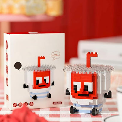 Brands Food Micro mini Blocks Building Sets for Adults Tasty tinies Friends Sets for Kids French Fries、Cake、cola、Burger、ice Cream for 8-12
