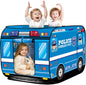 Pop up Play Tent for Kids Aged 1-3 Years Old Boys and Girls : Police Car Playhouse Toy Play Tents for Toddlers 3-5 Kids Tent Indoor Outdoor Playhouse Toys for 1 + Year Old, Police Car