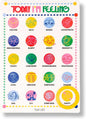 ban.do Magnetic Daily Mood Tracker Feeling Poster Chart for Self Reflection and Care, Today I'm Feeling