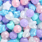 Ball Pit Balls Pack of 100 200 500 - Star and Round Set BPA Free Phthalate Free Non-Toxic Crush Proof Play Balls Soft Plastic Balls for Toddlers Baby Kids Birthday Pool Tent Party