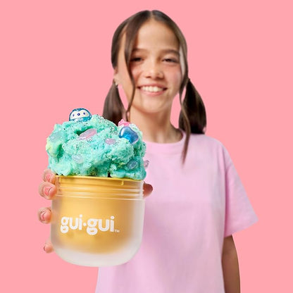 Gui Gui Scented Slime 2-Pack Bundle, Butter & Cloud, 5 Step DIY Process to Customize Your Ultimate Slime Glow-Up, Resealable and Reusable Container, ASMR Experience