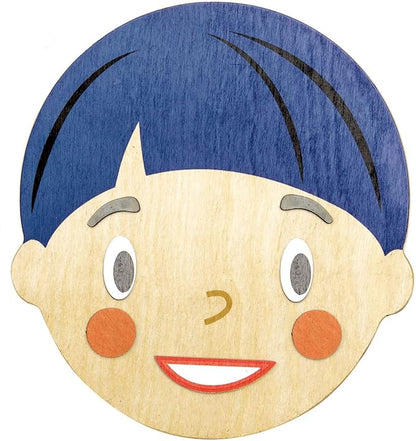 Tender Leaf Toys – What’s Up - 32 Pc Wooden Magnetic Puzzle Face Expression Learning Playset with Travel Bag - Encourage Social Skills, Imaginative and Emotional Play for Age 3+