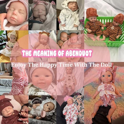 Full Body Silicone Baby Dolls -16 Inch Realistic Handmade Newborn Boy Dolls Anatomically Correct Real Baby Doll Weights