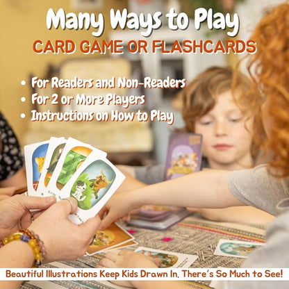 108 Feelings & Emotions Cards - Flashcard Game for Kids Emotional Intelligence - Facial Expressions & Scenarios - U.S. Company