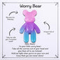 Pocket Bear Hug, Anxiety Relief Gifts for Men Women, Mental Health Positivity Gift, Stress Relief Gifts for Her, Comforting Gift for Son Daughter Back to School, Pink Blue