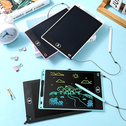 Zhehao 20 Pack LCD Writing Board for Kids, 8.5 Inches Doodle Reusable Screen Drawing Pad Erasable Painting Pads Educational Toy for 3-8 Years(Cute Color)