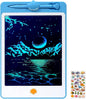 LCD Writing Tablet Doodle Board, 10 Inch Portable Drawing Board for Kids Reusable Writing Pad for Toddlers Educational Learning Toys Gifts for 3 4 5 6 7 8 Years Old Girls Boys (Blue, 10 inch)