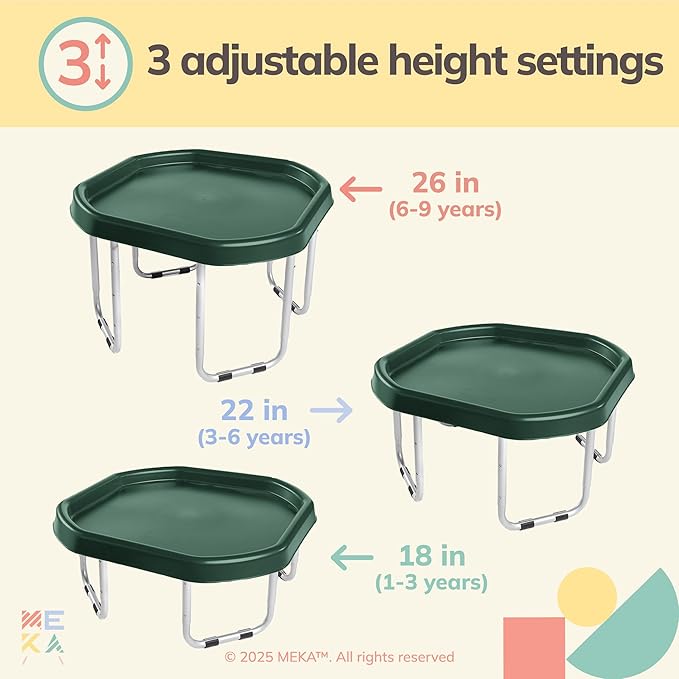 MEKA Tuff Tray Set for Sensory Play