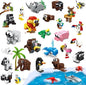 HOGOKIDS 30 Packs Party Favors for Kids - 867PCS Animals Building Blocks Sets for Classroom Prizes Goodie Bag Fillers Stocking Stuffers Birthday Valentines Easter Gifts for Kids Boys Girls 6+