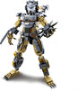 HIGH GODO Xenomorph Warrior Building Sets for Adult,556 Pieces Horror Action Figure Toy with Special Weapons,Gifts for Teens Aged 14+, Perfect for Birthdays, Christmases, Halloweens