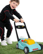 Kids Lawn Mower with Realistic Grass-Cutting Action and Sounds – No Batteries Required | Fun Outdoor Push Toy, Birthday Gift & Halloween Present for 3, 4, 5, 6, 7, 8 Year Old Boys and Girls (Blue)