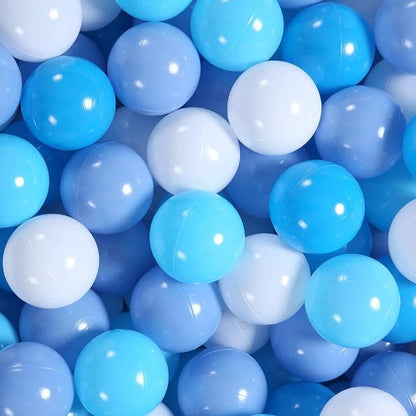GOGOSO Plastic Balls Play Pit Balls for Baby Kid Ball Play Pit Play Yard, Baby Fance, Playpen, Playtent with 3 Colors,2.17inches