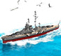 NUTCRACKER Military Building Set for Adults, 2535 Pcs WWII German Bismarck Battleship Model, 60015 Warship Building Block Kit, Collectible Display Gift for Military Enthusiasts