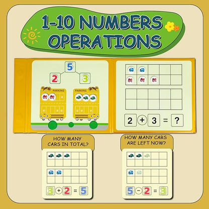 Magnetic Math Games for Addition & Subtraction Math Manipulatives Educational Toys Montessori Math for Kindergarten Learning Activities